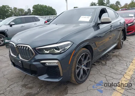 2021 BMW X6 M50I из США, поврежденный, VIN 5UXCY8C07M9H53236